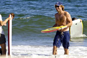 Jon Bon Jovi having fun at Hampton beach