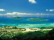 The island country Seychelles 