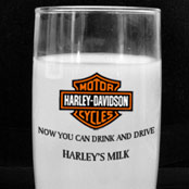 Harley Davidson milk
