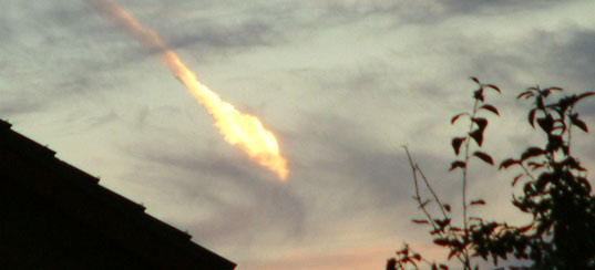 Meteorite on the sky