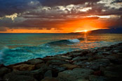 Honolulu Hawaii most romantic sunset